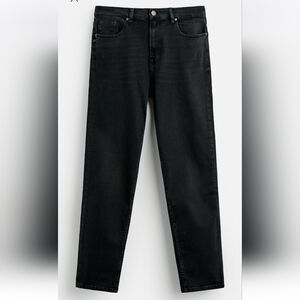 NEW Zara Men's Slim Fit Black Jeans SIZE 36x31